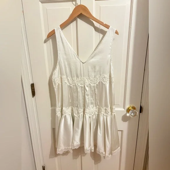 Free People Lace-Trim dress - White - Picture 4 of 6
